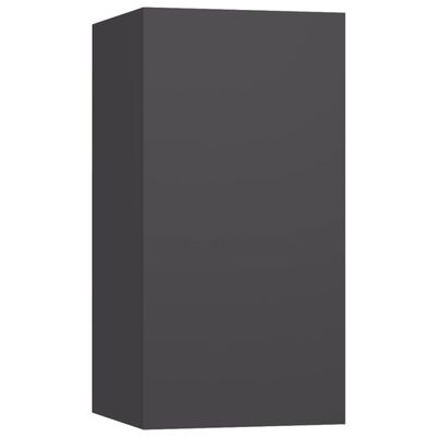 vidaXL TV skříňky 4 ks šedé 30,5 x 30 x 60 cm kompozitní dřevo