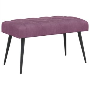 vidaXL Lavice s knofl&iacute;kov&yacute;m pro&scaron;&iacute;v&aacute;n&iacute;m Fialov&aacute; 80 x 40 x 46 cm Samet