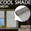 vidaXL S&iacute;ť proti hmyzu nerezov&aacute; ocel 100 x 500 cm stř&iacute;brn&aacute;