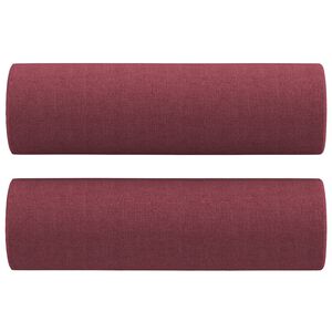 vidaXL Dekoračn&iacute; pol&scaron;t&aacute;ře 2 ks v&iacute;nov&eacute; &Oslash; 15 x 50 cm textil