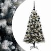 vidaXL Uměl&yacute; kloubov&yacute; v&aacute;nočn&iacute; stromeček s baňkami 120 cm 150 LED