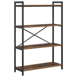 vidaXL Knihovna 80 x 30 x 120 cm Kompozitn&iacute; dřevo Star&eacute; dřevo
