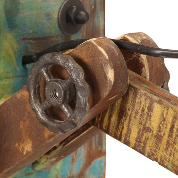 vidaXL N&aacute;stěnn&aacute; lampa industri&aacute;ln&iacute; styl v&iacute;cebarevn&aacute; kulat&aacute; E27