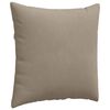 vidaXL Pohovkové polštáře 2 pcs Taupe 60 x 60 cm textil