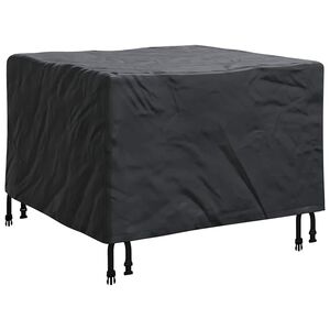 vidaXL Pokryv na n&aacute;bytek 60 x 60 x 45 cm 210D Oxfordsk&aacute; tkanina Čern&yacute;