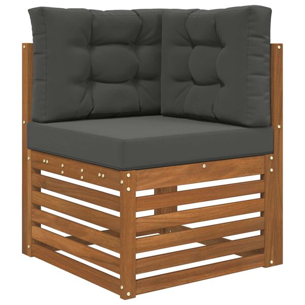 vidaXL Venkovn&iacute; pol&scaron;t&aacute;ř na pohovku 3 pcs Antracit Polyester