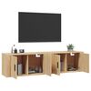 vidaXL N&aacute;stěnn&eacute; TV skř&iacute;ňky 2 ks dub sonoma 80 x 34,5 x 40 cm