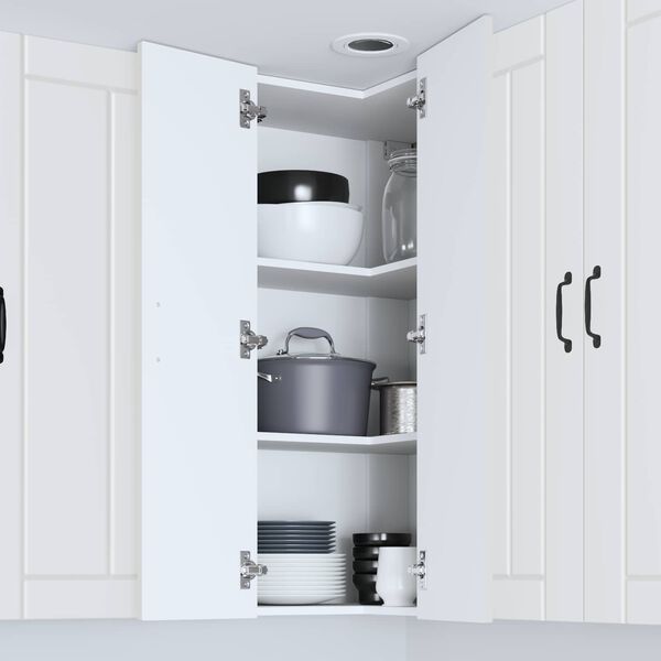 vidaXL Kuchyňsk&aacute; skř&iacute;ň Lucca B&iacute;l&aacute; 57 x 57 x 100 cm Kompozitn&iacute; dřevo