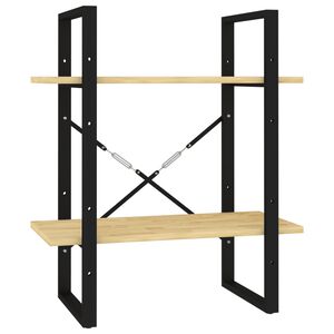 vidaXL Knihovna se 2 policemi 60 x 30 x 70 cm masivn&iacute; borovice