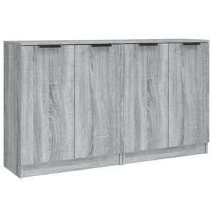 vidaXL Př&iacute;born&iacute;ky 2 ks &scaron;ed&eacute; sonoma 60 x 30 x 70 cm kompozitn&iacute; dřevo