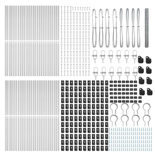 vidaXL Plotov&yacute; sloupek. Stř&iacute;brn&aacute; 100 x 1,6 m (s&iacute;ťka 36 mm) Ocel