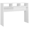 vidaXL Konzolov&yacute; stolek b&iacute;l&yacute; vysok&yacute; lesk 105x30x80 cm kompozitn&iacute; dřevo