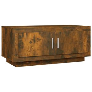 vidaXL Konferenčn&iacute; stolek kouřov&yacute; dub 102x50x45 cm kompozitn&iacute; dřevo