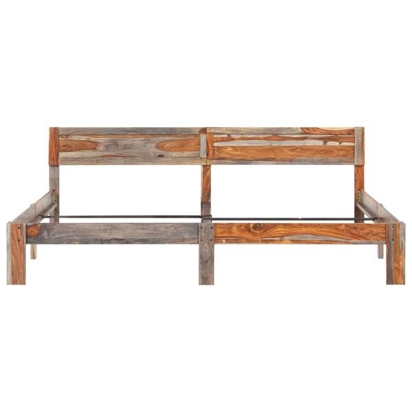 vidaXL R&aacute;m postele bez matrace masivn&iacute; dřevo 200 x 200 cm