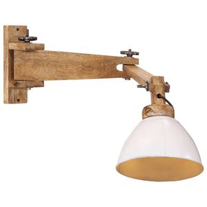 vidaXL N&aacute;stěnn&aacute; lampa 25 W b&iacute;l&aacute; E27
