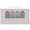 vidaXL Profesionální party stan s bočnicemi 4 x 9 m bílý 90 g/m²