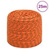 vidaXL Lodn&iacute; lano oranžov&eacute; 6 mm 25 m polypropylen