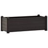 vidaXL Vyv&yacute;&scaron;en&yacute; z&aacute;hon PP antracitov&yacute; 100 x 43 x 35 cm