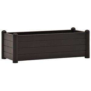 vidaXL Vyv&yacute;&scaron;en&yacute; z&aacute;hon PP antracitov&yacute; 100 x 43 x 35 cm