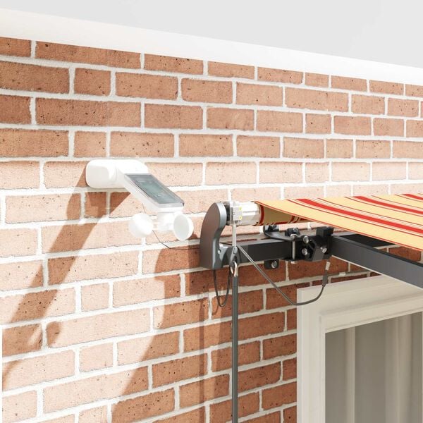 vidaXL Budsorovateln&eacute; zastře&scaron;en&iacute; žlut&aacute; a oranžov&aacute; 350 x 250 cm textil