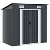 vidaXL Zahradn&iacute; domek antracitov&yacute; ocel