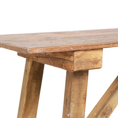 vidaXL Konzolový stolek 130 x 40 x 80 cm masivní recyklované dřevo