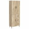 vidaXL Sada skř&iacute;něk 2 pcs Dub sonoma 66 x 34,5 x 89,5 cm
