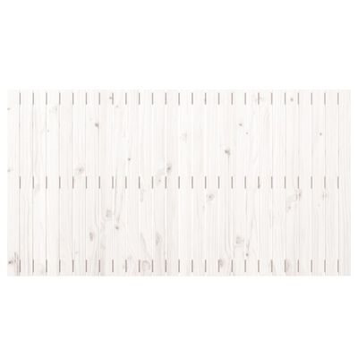 vidaXL Nástěnné čelo postele bílé 166 x 3 x 90 cm masivní borové dřevo