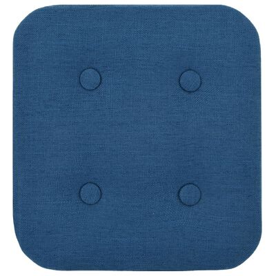 vidaXL Stoličky s úložným prostorem 2 ks modré a tmavě šedé textil