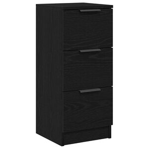 vidaXL Serv&iacute;rovac&iacute; skř&iacute;ň Čern&yacute; dub 30 x 30 x 70 cm Kompozitn&iacute; dřevo