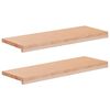 vidaXL Schodi&scaron;ťov&eacute; n&aacute;&scaron;lapy 2 ks 70 x 30 x 2 cm Př&iacute;rodn&iacute;