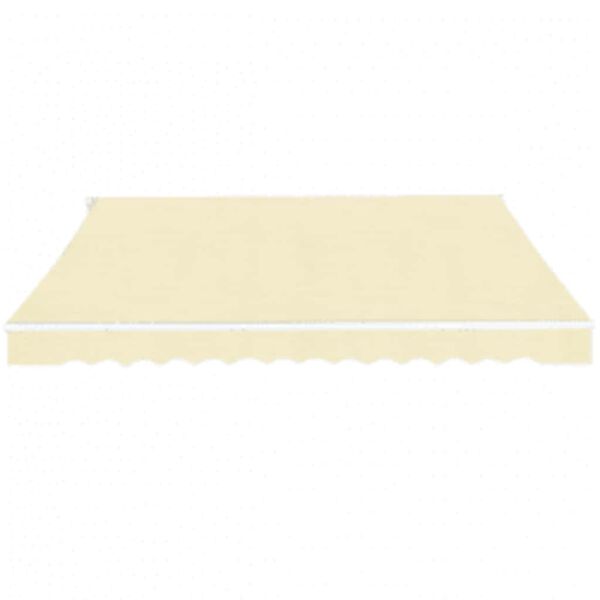 vidaXL Skl&aacute;dac&iacute; mark&yacute;za na ručn&iacute; ovl&aacute;d&aacute;n&iacute; 600 cm kr&eacute;mov&aacute;