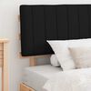 vidaXL R&aacute;m postele s čalouněn&yacute;m čelem s čelo Čern&aacute; 100 x 200 cm