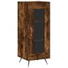 vidaXL Skř&iacute;ň highboard kouřov&yacute; dub 34,5 x 34 x 180 cm kompozitn&iacute; dřevo