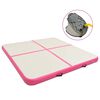 vidaXL Nafukovac&iacute; ž&iacute;něnka s pumpou 200 x 200 x 20 cm PVC růžov&aacute;