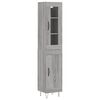 vidaXL Skř&iacute;ň highboard &scaron;ed&aacute; sonoma 34,5 x 34 x 180 cm kompozitn&iacute; dřevo