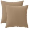 vidaXL Povlak na pol&scaron;t&aacute;ř 2 ks HEERLEN Taupe 40 x 40 cm Polyester