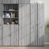 vidaXL Skř&iacute;ň highboard &scaron;ed&aacute; sonoma 50 x 42,5 x 185 cm kompozitn&iacute; dřevo