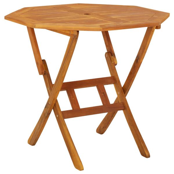 vidaXL 5d&iacute;ln&yacute; zahradn&iacute; j&iacute;deln&iacute; set masivn&iacute; ak&aacute;ciov&eacute; dřevo