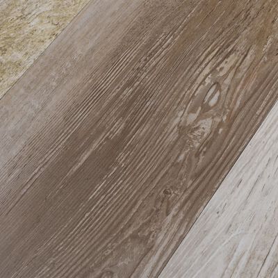 vidaXL Nesamolepicí PVC podlahová prkna 5,26 m² 2 mm bělené dřevo