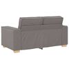 vidaXL Pohovka 3 pcs Taupe 220 x 80 x 84 cm Lněn&aacute; směs