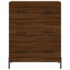 vidaXL Skříň highboard hnědý dub 69,5 x 34 x 180 cm kompozitní dřevo