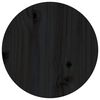 vidaXL Konferenční stolek černý Ø 35 x 35 cm masivní borové dřevo