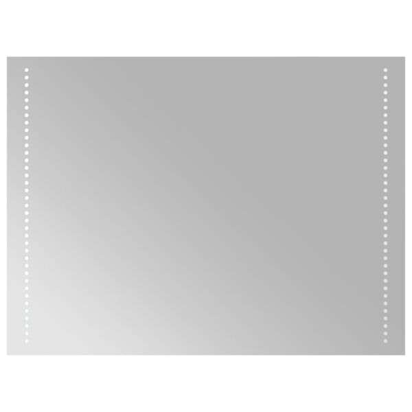 vidaXL Koupelnov&eacute; zrcadlo s LED osvětlen&iacute;m 80x60 cm