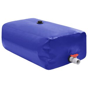 vidaXL N&aacute;drž na vodu s kohoutkem skl&aacute;dac&iacute; 100 l PVC