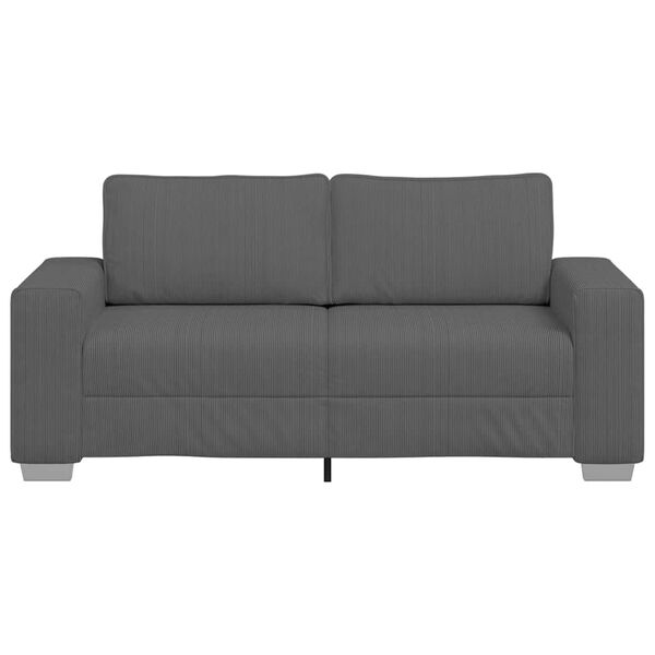 vidaXL Loveseat Sofa tmavě &scaron;ed&eacute; 180x77x82 cm man&scaron;estrov&aacute; tkanina