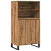 vidaXL Skř&iacute;ň highboard dub artisan 60 x 36 x 110 cm kompozitn&iacute; dřevo