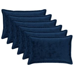 vidaXL Povlak na pol&scaron;t&aacute;ř 6 ks HOUTEN N&aacute;mořnick&aacute; modr&aacute; 50 x 80 cm