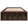 vidaXL R&aacute;m postele hněd&yacute; dub 100 x 200 cm kompozitn&iacute; dřevo