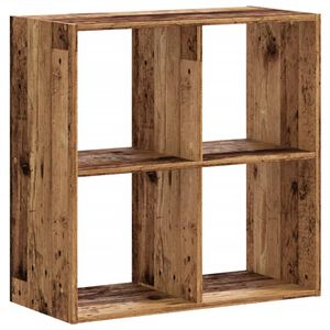 vidaXL Knihovna old wood 68,5 x 32 x 68,5 cm kompozitn&iacute; dřevo